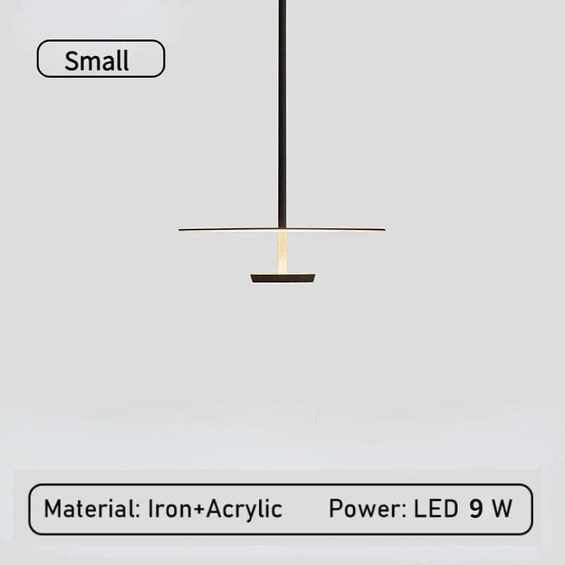 Lustre LED Annulaire Minimaliste | Marco Lucetti D30cm / Lumière froide