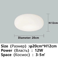 Lustre LED Apple - Élégance Moderne pour la Maison | Marco Lucetti Plafonnier D20CM A / Promesse avec télécommande