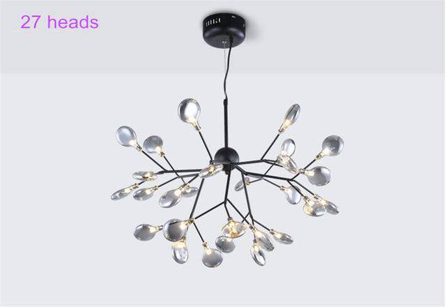 Lustre LED Arbre à Branches Leaf Design | Marco Lucetti 27 lampes - 75x60cm / Chaude