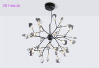 Lustre LED Arbre à Branches Leaf Design | Marco Lucetti 36 lampes - 75x70cm / Chaude