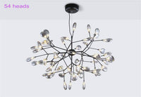 Lustre LED Arbre à Branches Leaf Design | Marco Lucetti 45 lampes - 93x70cm / Chaude