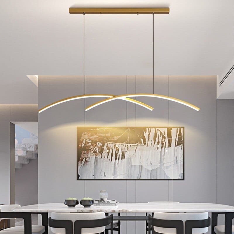 Lustre LED Arc Métallique Roxanna | Marco Lucetti