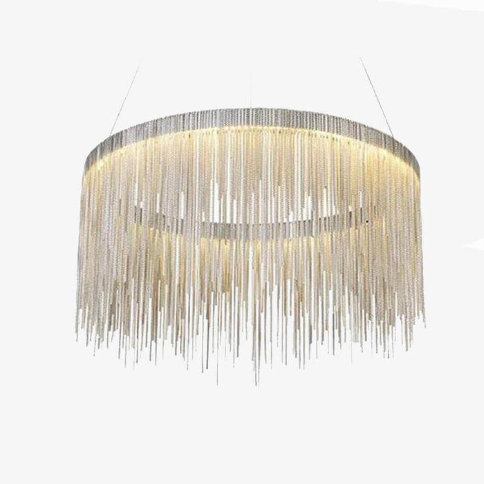 Lustre LED Argenté Villa | Marco Lucetti