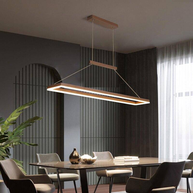 Lustre LED Arrondi Lofty - Design Moderne en Métal Doré ou Marron | Marco Lucetti