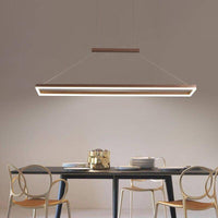 Lustre LED Arrondi Lofty - Design Moderne en Métal Doré ou Marron | Marco Lucetti