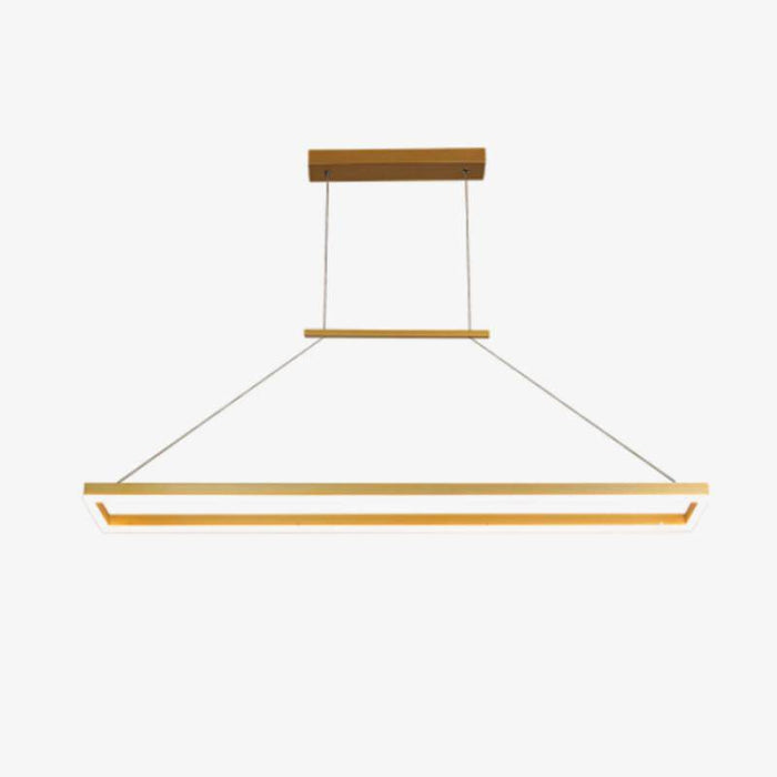 Lustre LED Arrondi Lofty - Design Moderne en Métal Doré ou Marron | Marco Lucetti