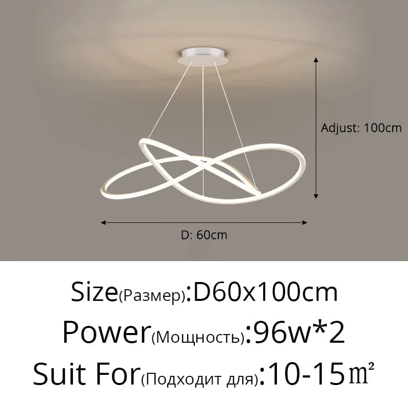 Lustre LED Arrondi pour une Décoration Intérieure Moderne | Marco Lucetti