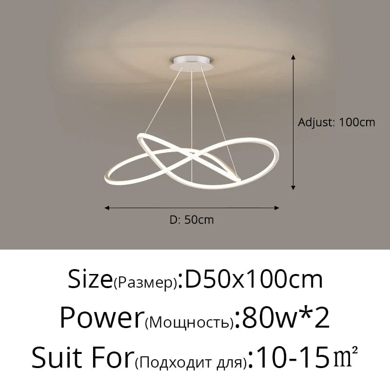 Lustre LED Arrondi pour une Décoration Intérieure Moderne | Marco Lucetti