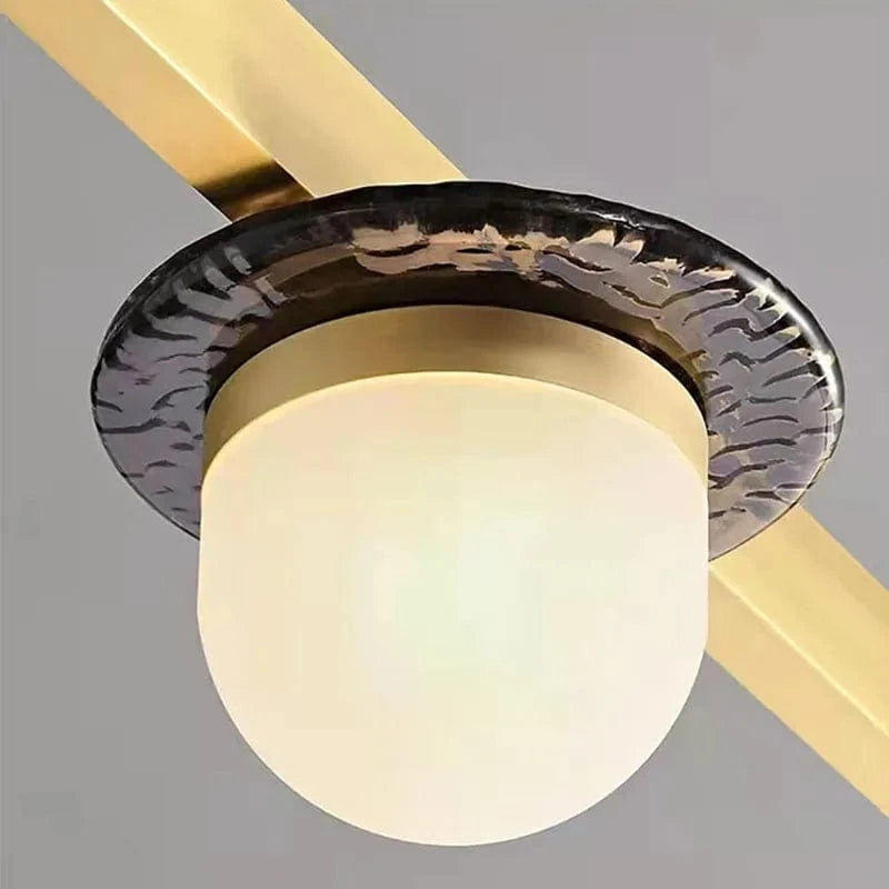 Lustre LED Art Déco Nouveau Style Verre Suspendu | Marco Lucetti