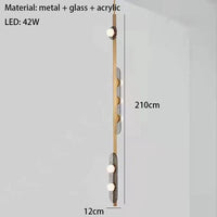 Lustre LED Art Déco Nouveau Style Verre Suspendu | Marco Lucetti StyleB / 3000K