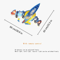 Lustre LED Avion Enfant : Protection des Yeux et Décoration Environnementale | Marco Lucetti