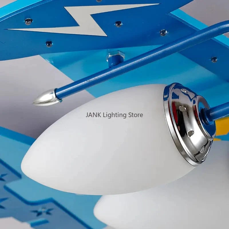 Lustre LED Avion Enfant : Protection des Yeux et Décoration Environnementale | Marco Lucetti
