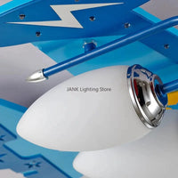 Lustre LED Avion Enfant : Protection des Yeux et Décoration Environnementale | Marco Lucetti
