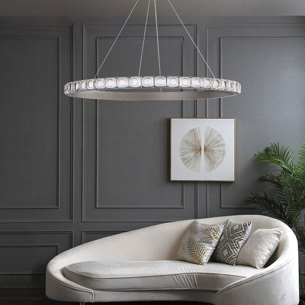 Lustre LED Bague Cristal Martis | Marco Lucetti