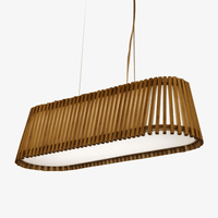 Lustre LED bambou long. | Marco Lucetti