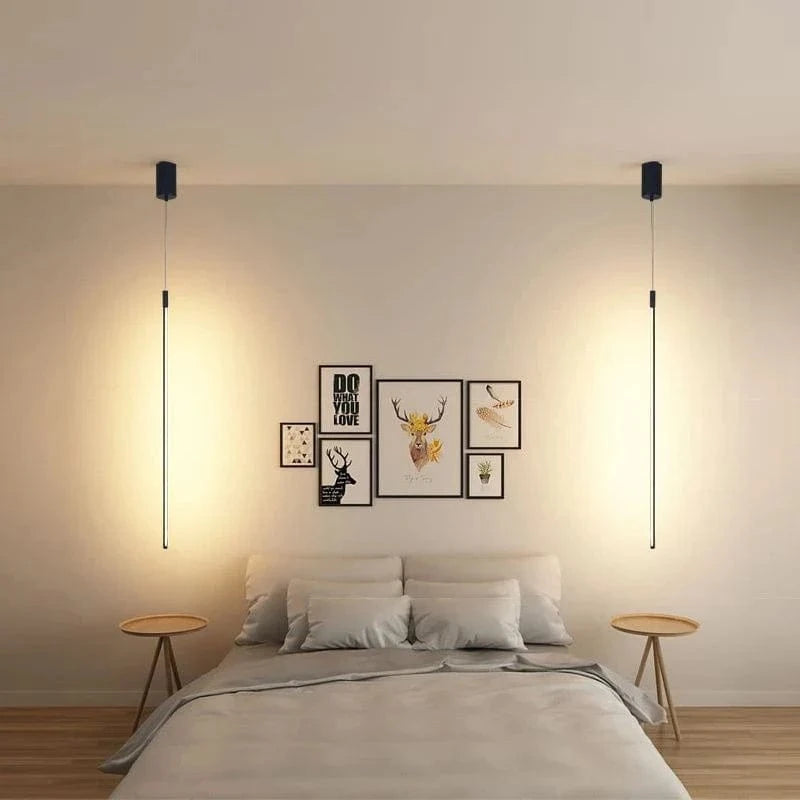 Lustre LED: Bande Lumineuse Suspendue Minimaliste | Marco Lucetti