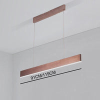 Lustre LED Barre Suspendue Rectangulaire Ultra Fine | Marco Lucetti