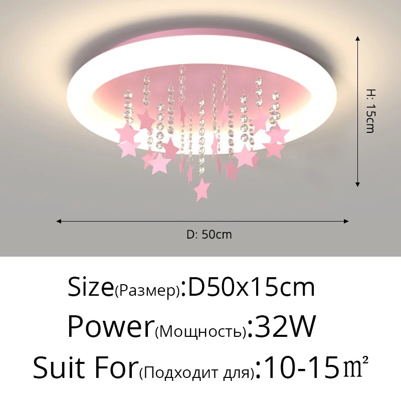 Lustre LED Nuage Multicolore
