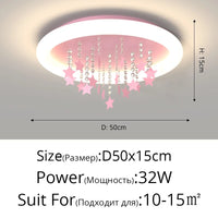 Lustre LED Nuage Multicolore