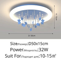 Lustre LED Nuage Multicolore