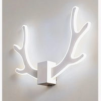 Lustre LED Bois Blanc Intérieur