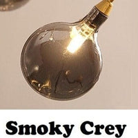 Lustre LED Branche Lumineuse Shanna | Marco Lucetti Gris fumé / 45 lampes / Doré - Froide