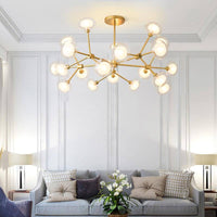 Lustre LED Branche & Verre - Lighting | Marco Lucetti