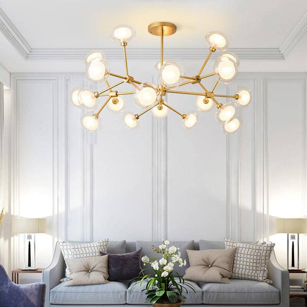 Lustre LED Branche & Verre - Lighting | Marco Lucetti