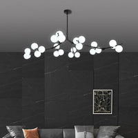 Lustre LED "Branches Colorées et Globes Irune" | Marco Lucetti