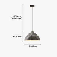 Lustre LED "Cake Luminous" en ciment wabi sabi | Marco Lucetti