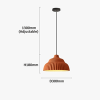 Lustre LED "Cake Luminous" en ciment wabi sabi | Marco Lucetti