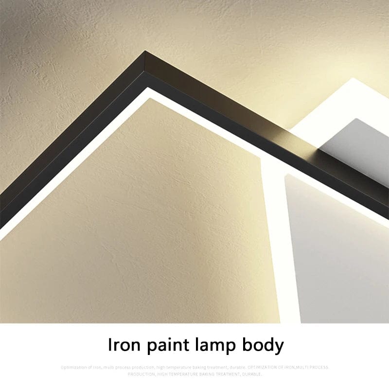 Lustre LED Carré Luxe Moderne Lotus - Collection Art Déco Luminaire | Marco Lucetti