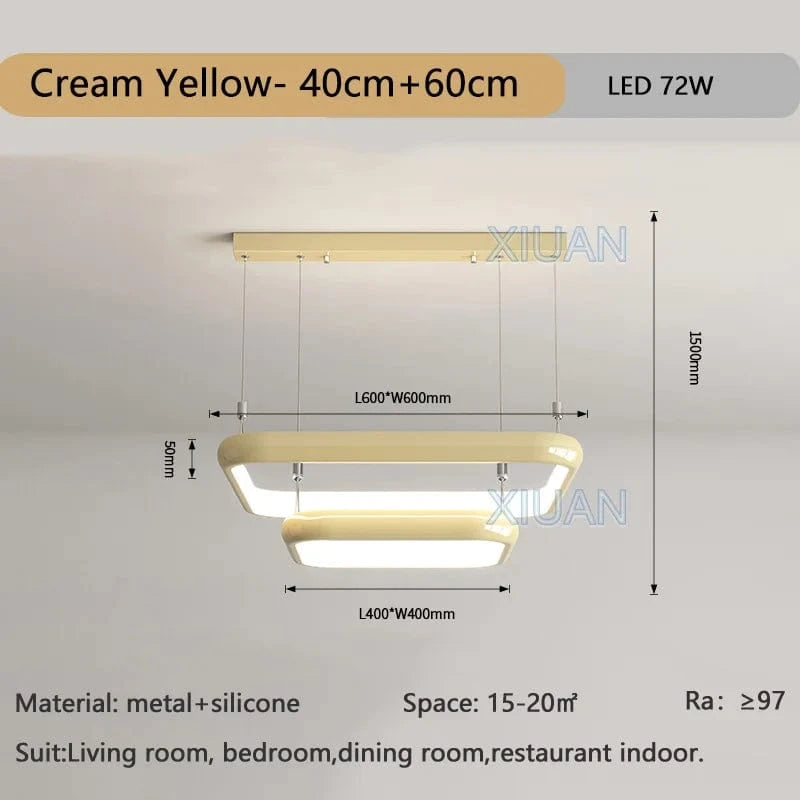 Lustre LED Chrome Perle - Élégance Éclairante | Marco Lucetti Jaune crème 40 60cm / 3 Température de couleur