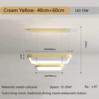 Lustre LED Chrome Perle - Élégance Éclairante | Marco Lucetti Jaune crème 40 60cm / 3 Température de couleur