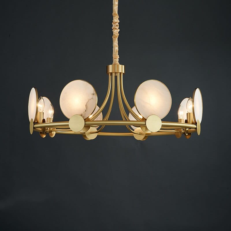 Lustre LED Circulaire Marbré Zélie | Marco Lucetti