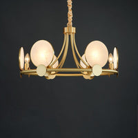 Lustre LED Circulaire Marbré Zélie | Marco Lucetti