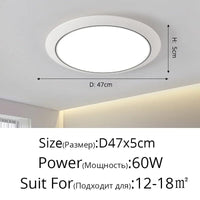 Lustre LED Circulaire Ultra-mince Trois-Preuve | Marco Lucetti