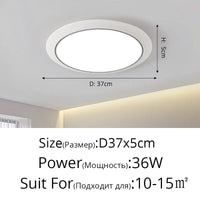 Lustre LED Circulaire Ultra-mince Trois-Preuve | Marco Lucetti