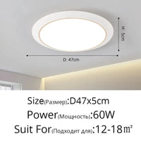 Lustre LED Circulaire Ultra-mince Trois-Preuve | Marco Lucetti A Or Blanc D47x5cm