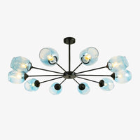 Lustre LED Coloré en Métal et Verre | Marco Lucetti