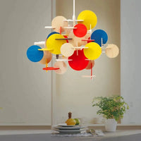 Lustre LED Coloré Makaron-Lumière Moderne | Marco Lucetti