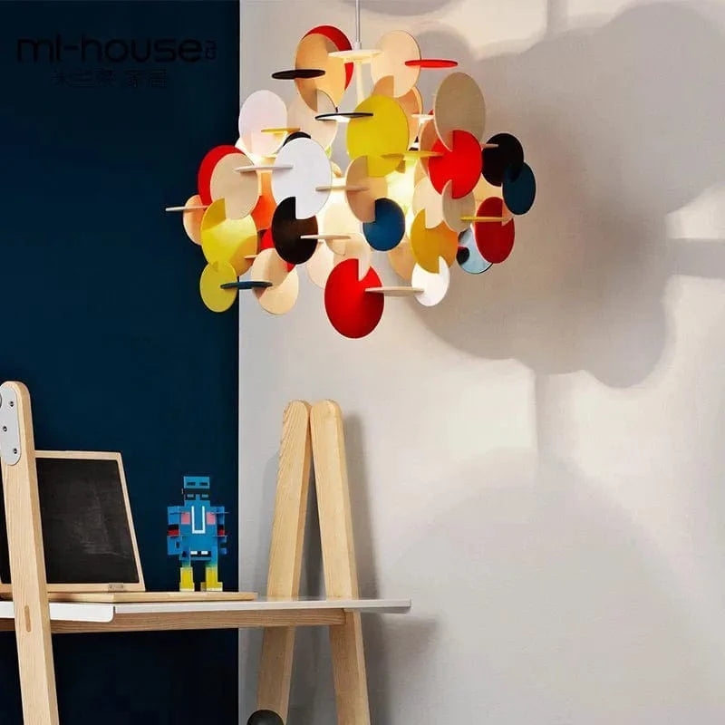 Lustre LED Coloré Makaron-Lumière Moderne | Marco Lucetti