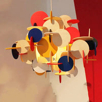 Lustre LED Coloré Makaron-Lumière Moderne | Marco Lucetti