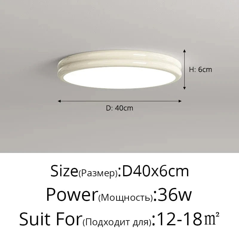 Lustre LED contemporain pour éclairage intérieur et décoration | Marco Lucetti Blanc 40cm / Luminosité variable