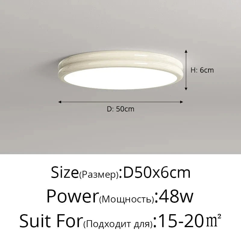 Lustre LED contemporain pour éclairage intérieur et décoration | Marco Lucetti Blanc 50cm / Luminosité variable