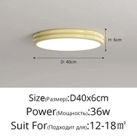 Lustre LED contemporain pour éclairage intérieur et décoration | Marco Lucetti Jaune 40cm / 3 couleurs sans télécommande