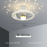 Lustre LED Cosmo pour chambre d'enfant | Marco Lucetti B Blanc / 3 températures de couleur