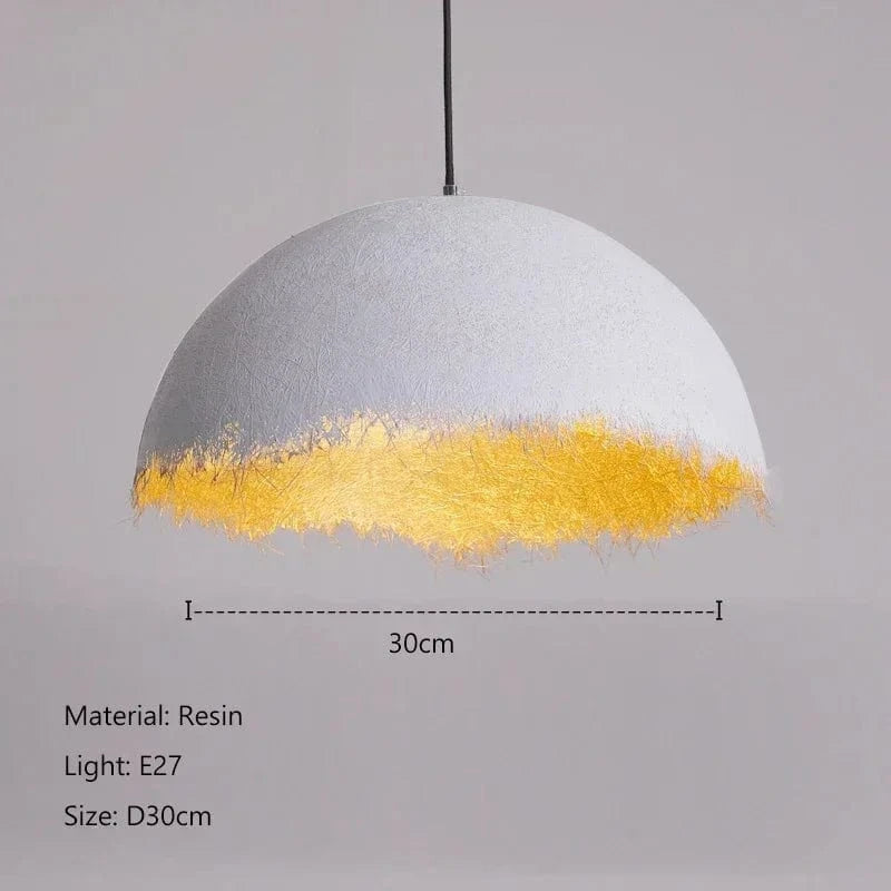 Lustre LED Créatif "Demi-Mois" - Design Italien pour Éclairage Intérieur | Marco Lucetti Blanc D30cm / Lumière 3 couleurs