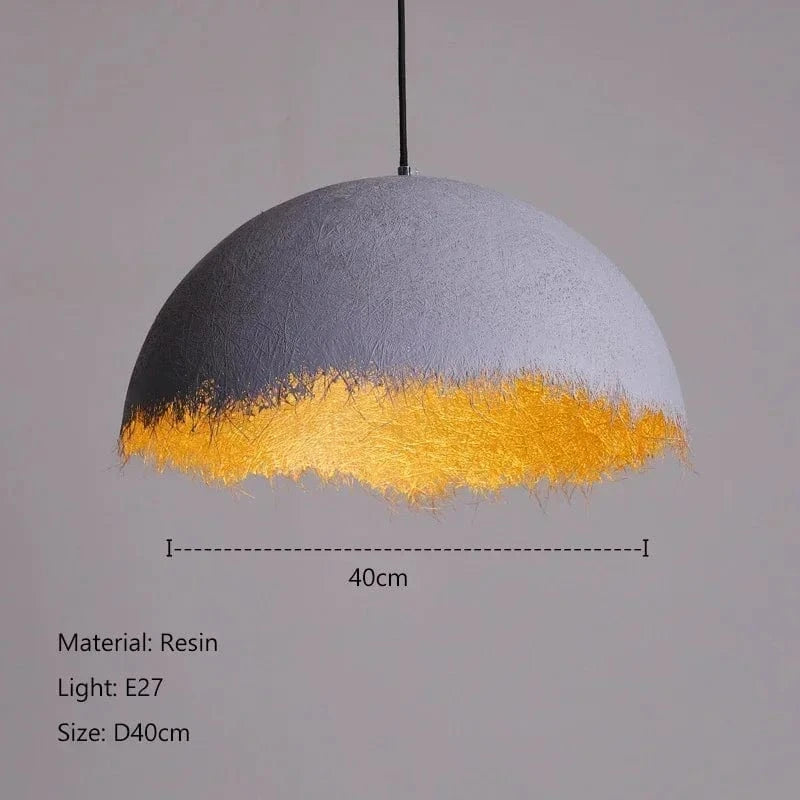 Lustre LED Créatif "Demi-Mois" - Design Italien pour Éclairage Intérieur | Marco Lucetti Gris D40cm / Lumière neutre