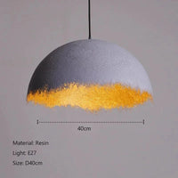 Lustre LED Créatif "Demi-Mois" - Design Italien pour Éclairage Intérieur | Marco Lucetti Gris D40cm / Lumière neutre